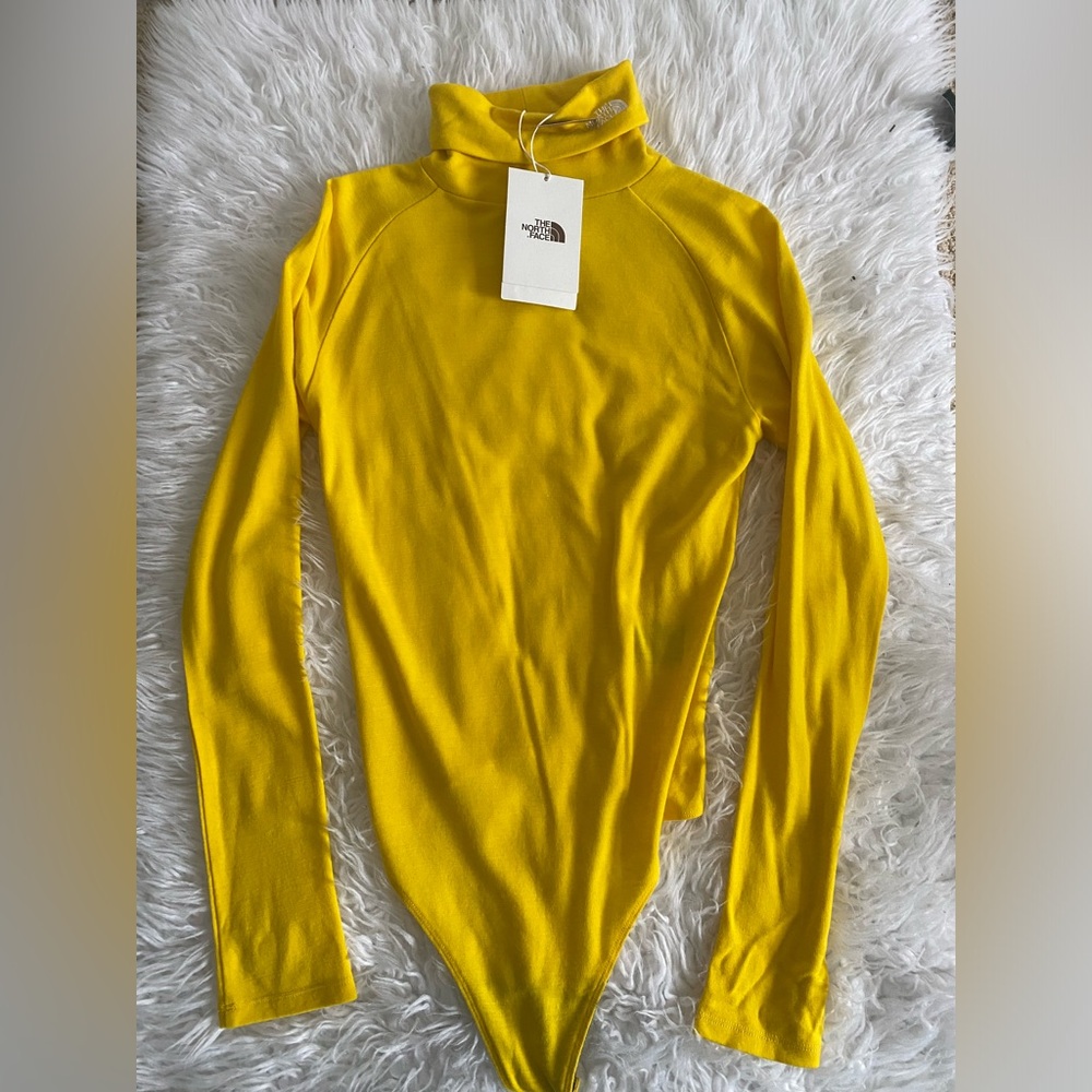 The North Face Yellow Long Sleeve Bodysuit